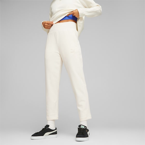 T7 Women's Regular Fit Trackpants, Pristine, extralarge-IND
