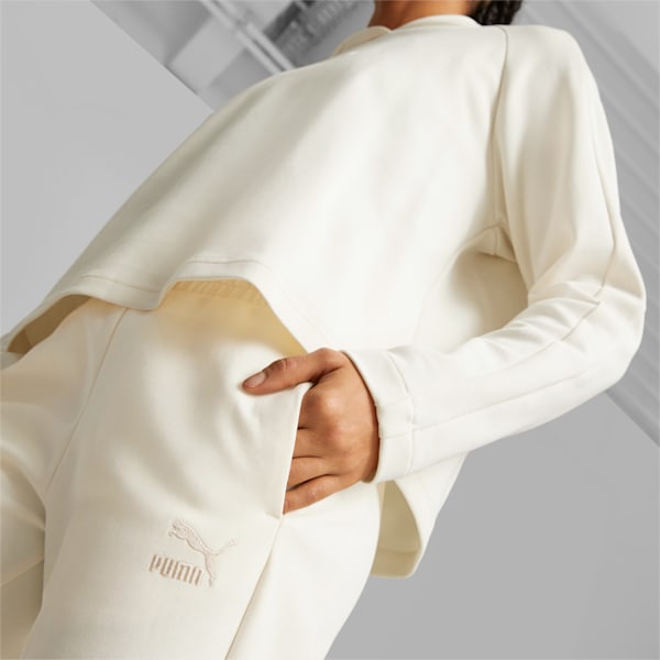 T7 Women's Regular Fit Trackpants, Pristine, extralarge-IND
