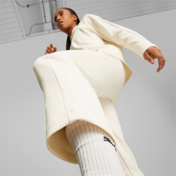 T7 Women's Regular Fit Trackpants, Pristine, extralarge-IND