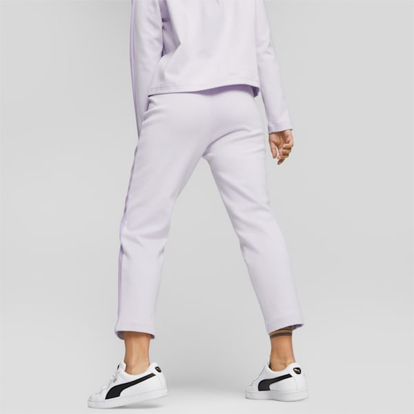 T7 Women's Regular Fit Trackpants, Spring Lavender, extralarge-IND