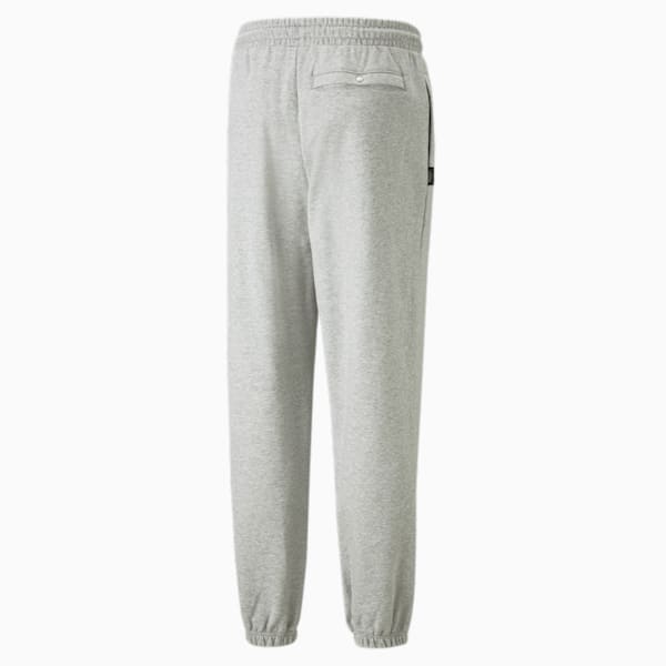 メンズ PUMA TEAM スウェットパンツ, Light Gray Heather