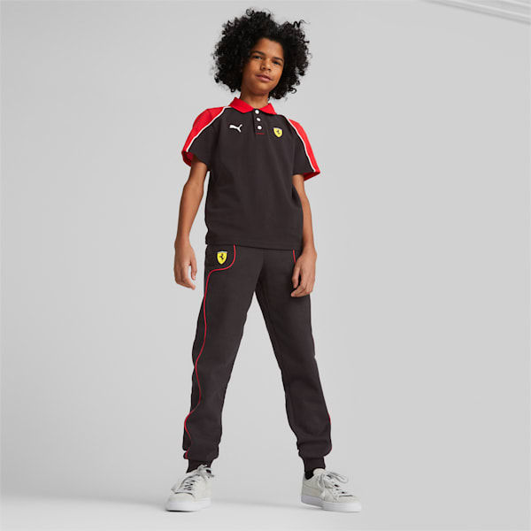 Ferrari Race Youth Regular Fit Polo, PUMA Black, extralarge-IND