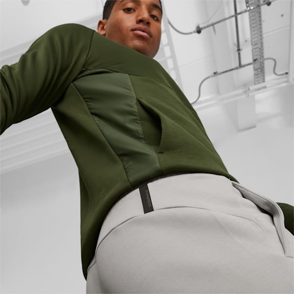 PUMAtech Men's Slim Fit Track Pants, Concrete Gray, extralarge-IND