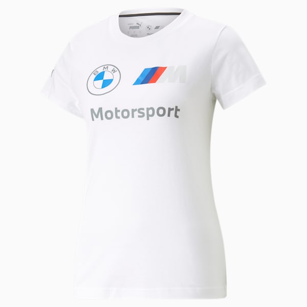 BMW M Motorsport ESS Women's Logo Tee, PUMA White, extralarge