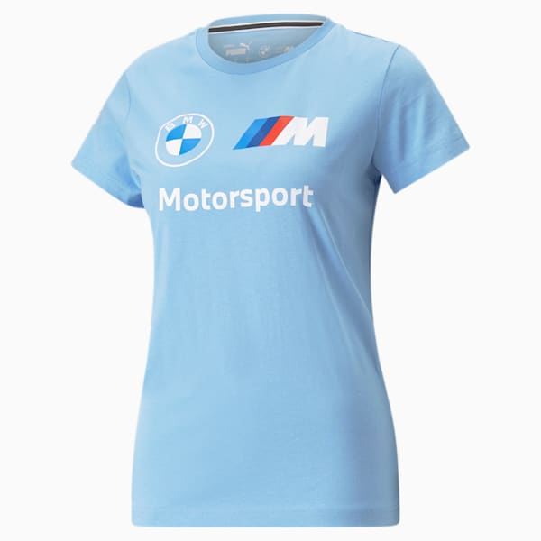 BMW M Motorsport Essential Logo Women's T-Shirt, Day Dream, extralarge-IND