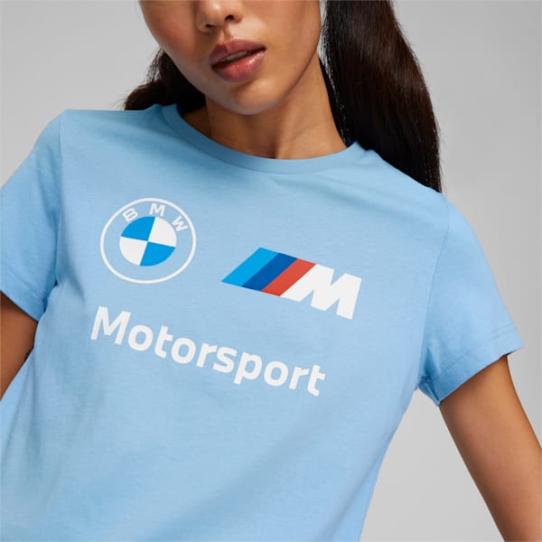 BMW M Motorsport Essential Logo Women's T-Shirt, Day Dream, extralarge-IND