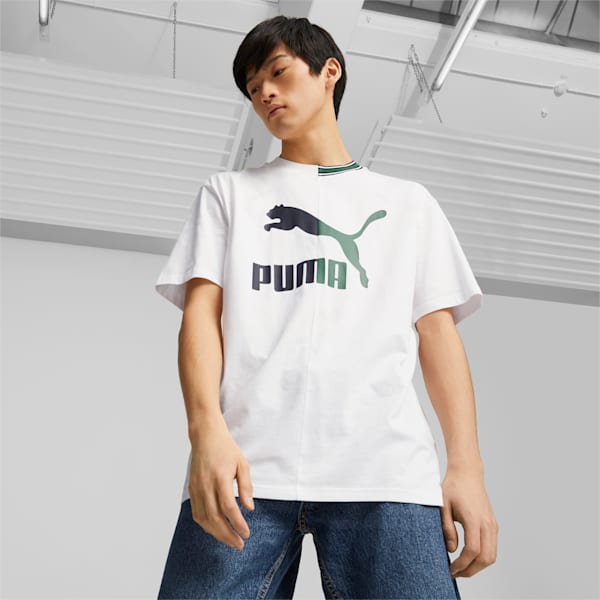 ユニセックス CLASSICS アーカイブ リマスタード 半袖 Tシャツ, PUMA White