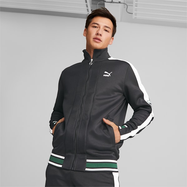 メンズ T7 アーカイブ リマスタード トラック ジャケット, PUMA Black, extralarge-JPN