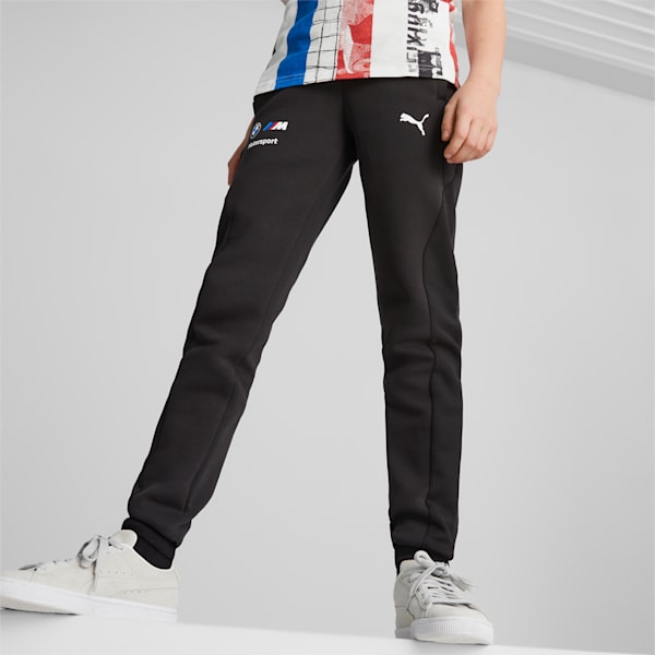 BMW M Motorsport Big Kids' Sweatpants, PUMA Black, extralarge