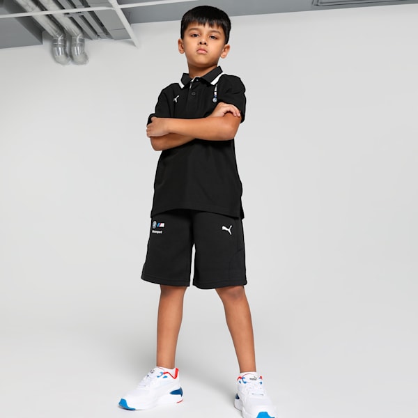 BMW M Motorsport Youth Shorts, PUMA Black, extralarge-IND