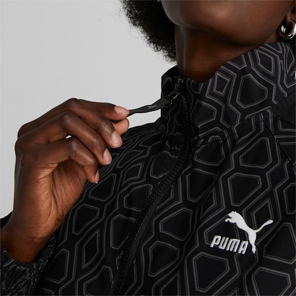 T7 Woven Jacket Women, PUMA Black, extralarge-GBR