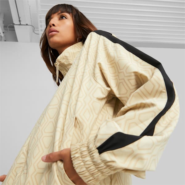 T7 Woven Women's Jacket, Light Sand, extralarge-IND