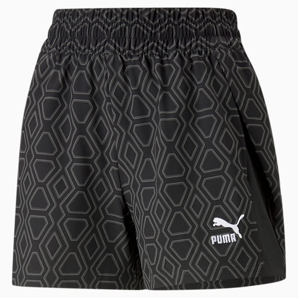 T7 Woven Women's Regular Fit Shorts, PUMA Black, extralarge-IND