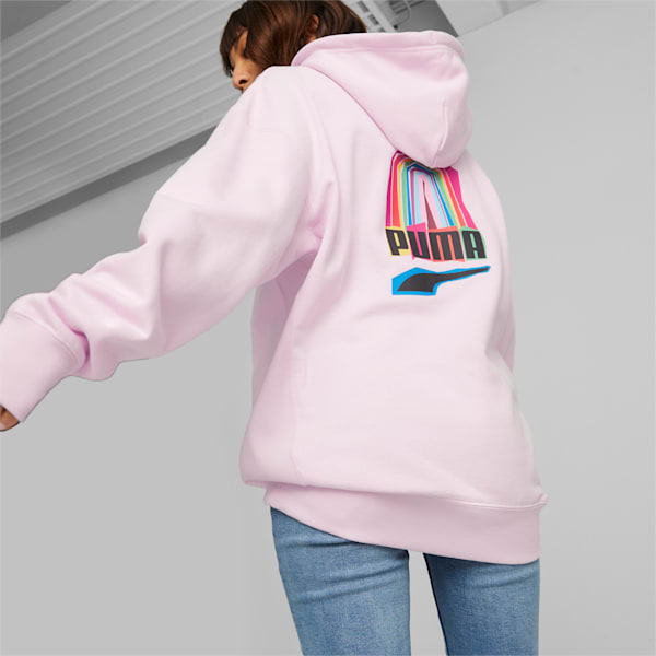 Sudadera con capucha DOWNTOWN PRIDE, Pearl Pink, extralarge