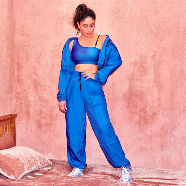 DARE TO Women's Crop Top, Royal Sapphire, extralarge-IND