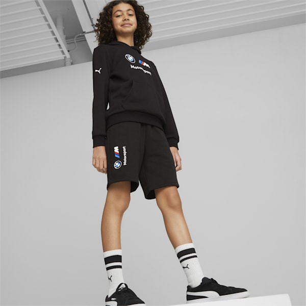 BMW M Motorsport Youth Shorts, PUMA Black, extralarge-IND