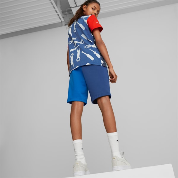 BMW M Motorsport Essential Youth Shorts, Pro Blue-M Color