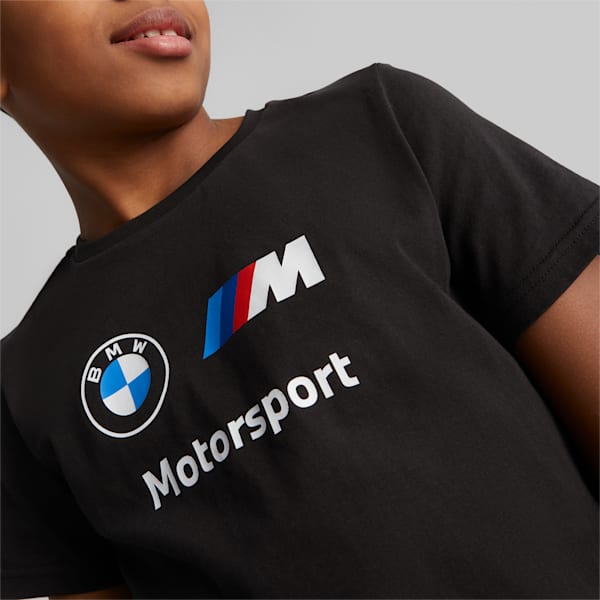 BMW M Motorsport ESS Logo Tee Youth, PUMA Black, extralarge-GBR
