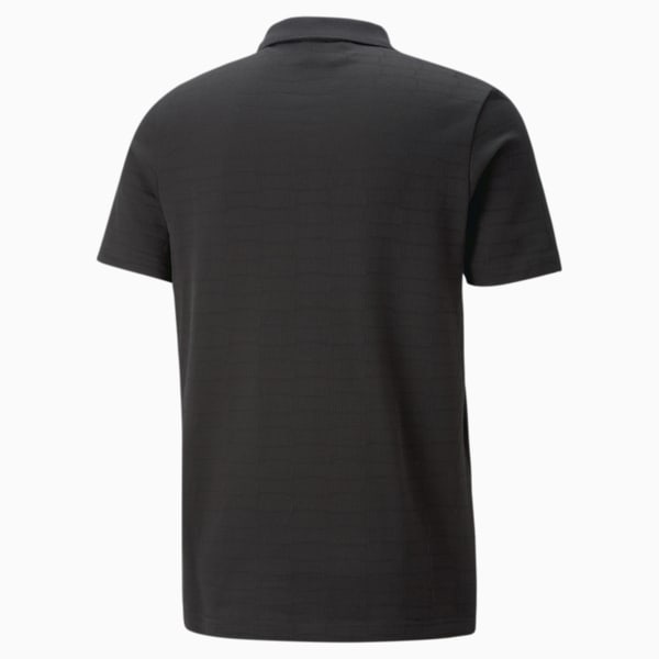 メンズ フェラーリ スタイル ジャカード ポロシャツ, PUMA Black, extralarge-JPN