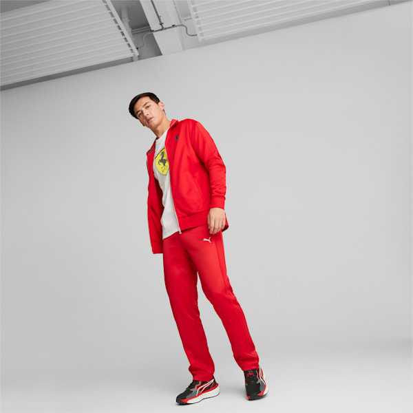 Ferrari Style MT7 Men's Regular Fit Jacket, Rosso Corsa, extralarge-IND