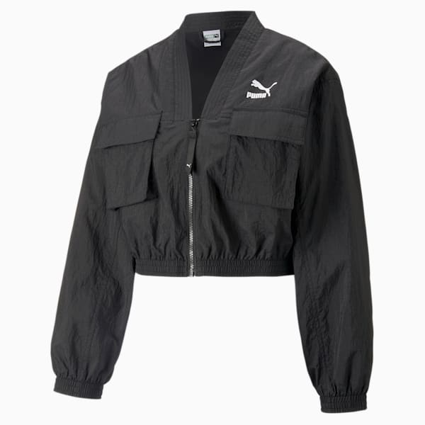 Dare To Woven Jacket Women, PUMA Black, extralarge-GBR