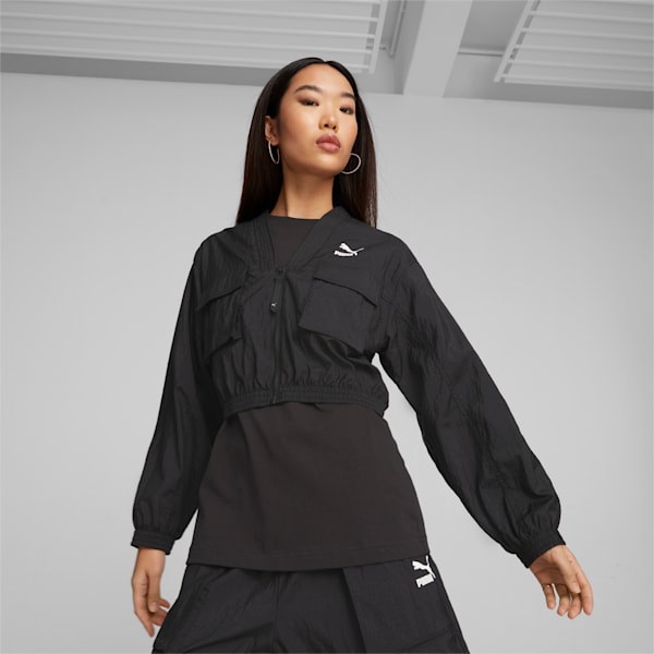 Chamarra Dare To para mujer, PUMA Black, extralarge