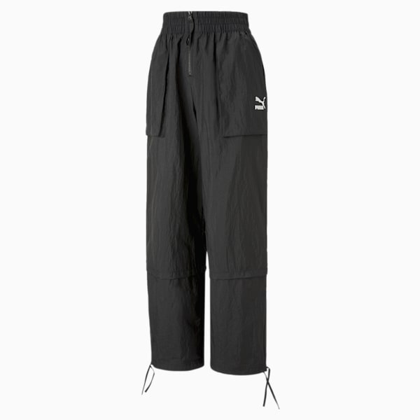 DARE TO Woven Women's Relaxed Fit Track Pants, PUMA Black, extralarge-AUS