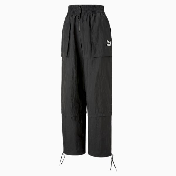 DARE TO Woven Women's Relaxed Fit Track Pants, PUMA Black, extralarge-IND