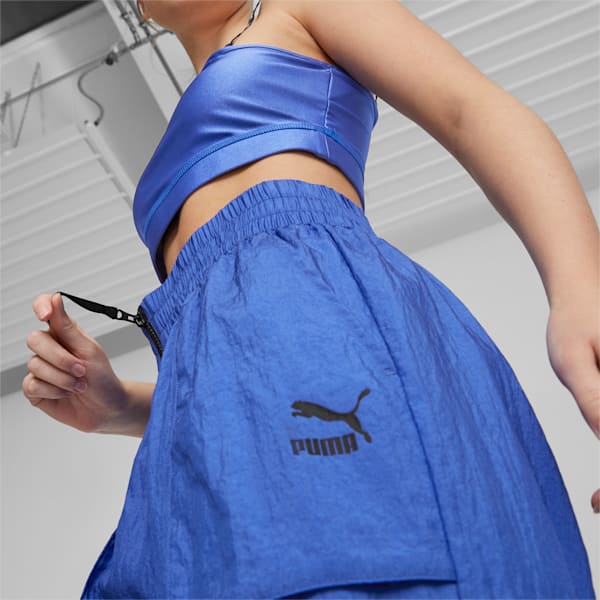 DARE TO Woven Women's Relaxed Fit Track Pants, Royal Sapphire, extralarge-IND