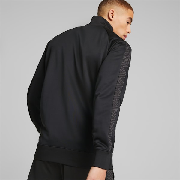 T7 Trend 7Etter Unisex Relaxed Fit Track Jacket, PUMA Black, extralarge-IND