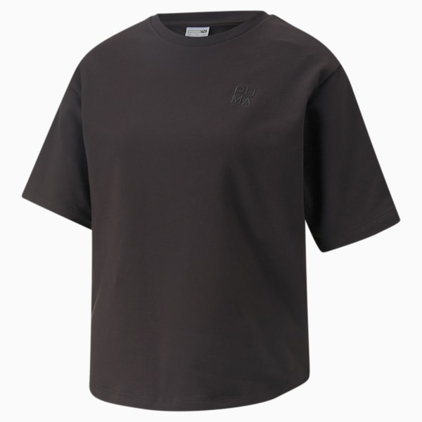 INFUSE Women's Relaxed Fit T-Shirt, PUMA Black, extralarge-AUS