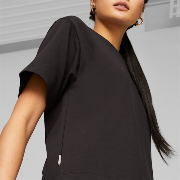 INFUSE Women's Relaxed Fit T-Shirt, PUMA Black, extralarge-IND