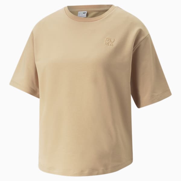 INFUSE Women's Relaxed Fit T-Shirt, Dusty Tan, extralarge-AUS