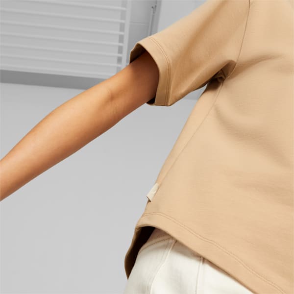 INFUSE Women's Relaxed Fit T-Shirt, Dusty Tan, extralarge-IND