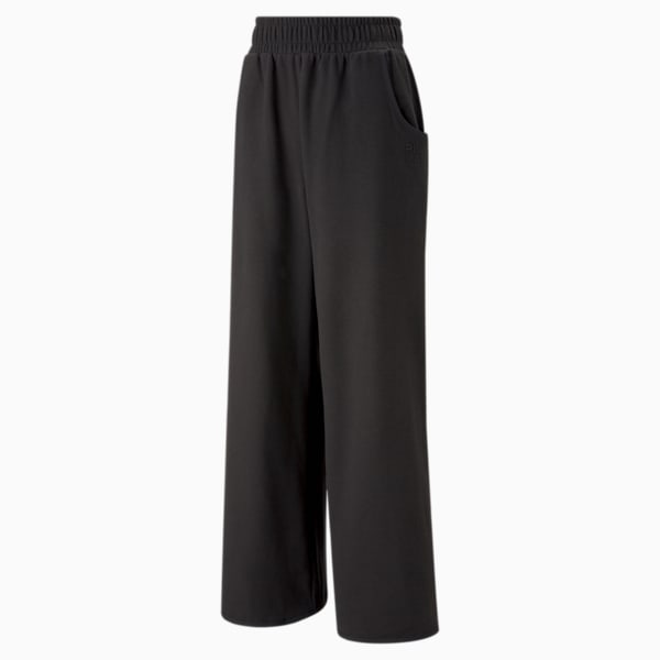 Infuse Women's Relaxed Fit Wide-Leg Pants, PUMA Black, extralarge-IND