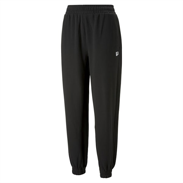 DOWNTOWN Women's Relaxed Fit Sweat Pants, PUMA Black, extralarge-IND