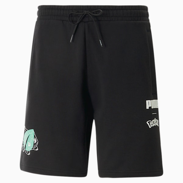 PUMA x POKÉMON Men's Regular Fit Shorts, Puma Black, extralarge-IND