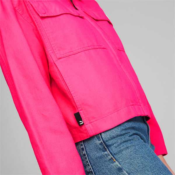 Chamarra para mujer DOWNTOWN, Glowing Pink, extralarge