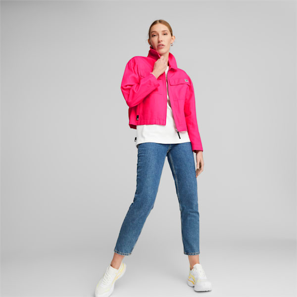 Chamarra para mujer DOWNTOWN, Glowing Pink, extralarge
