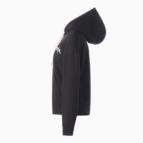 ウィメンズ PUMA TEAM フーディー, PUMA Black, extralarge-JPN