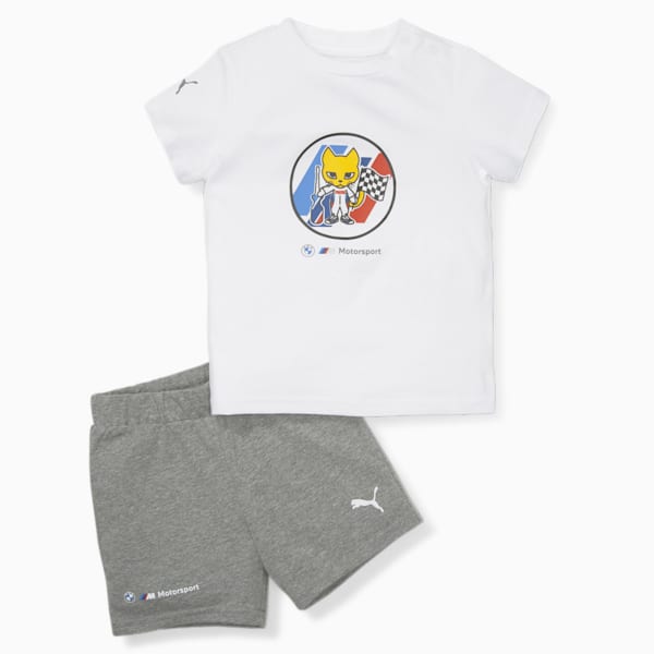 BMW M Motorsport Toddlers' Set, PUMA White-MGH, extralarge-IND