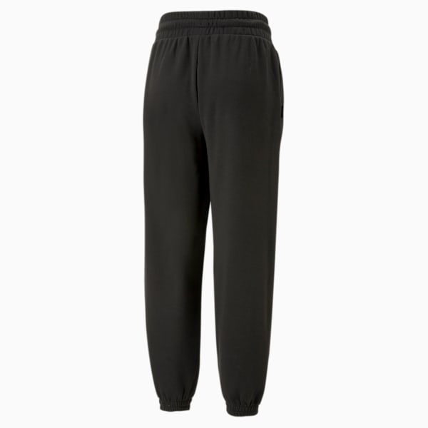 PUMA Team Women's Relaxed Fit Sweat Pants, PUMA Black, extralarge-IND
