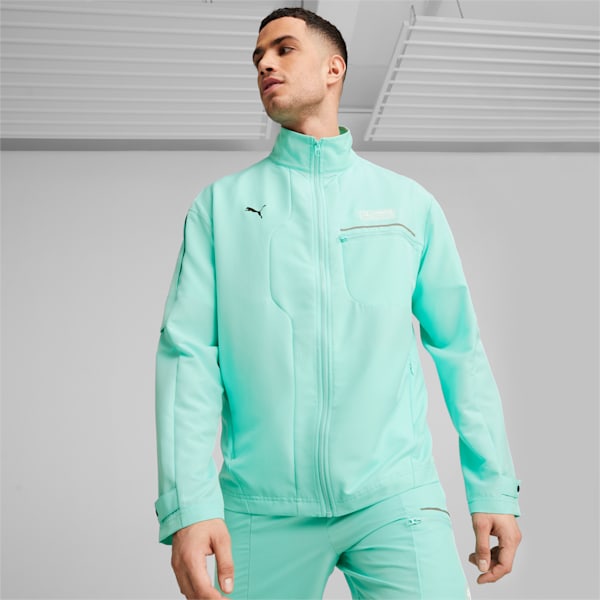 Mercedes AMG Petronas F1 Statement Woven Men's Jacket, Mint