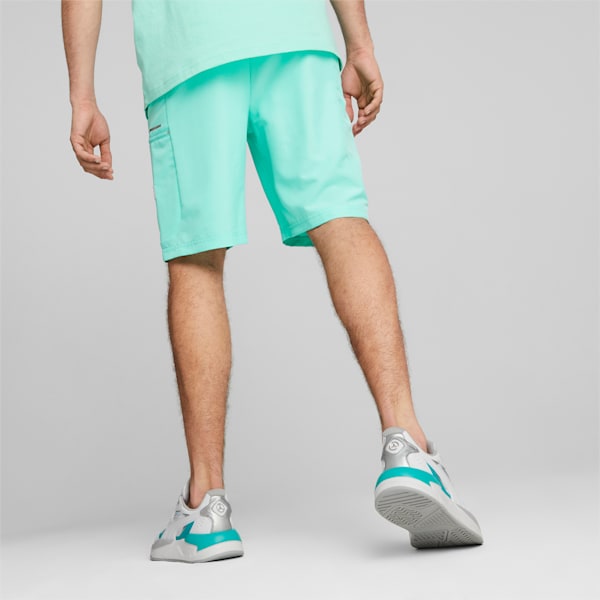 Mercedes AMG Petronas F1 Statement Woven Men's Regular Fit Shorts, Mint, extralarge-IND