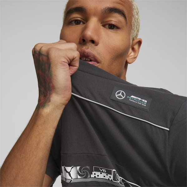 Mercedes AMG Petronas F1 SDS Men's Regular Fit T-Shirt, PUMA Black, extralarge-AUS