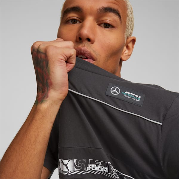 Mercedes AMG Petronas F1 SDS Men's Regular Fit T-Shirt, PUMA Black, extralarge-IND