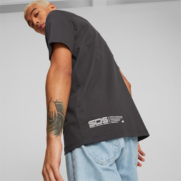 Mercedes AMG Petronas F1 SDS Men's Regular Fit T-Shirt, PUMA Black, extralarge-IND