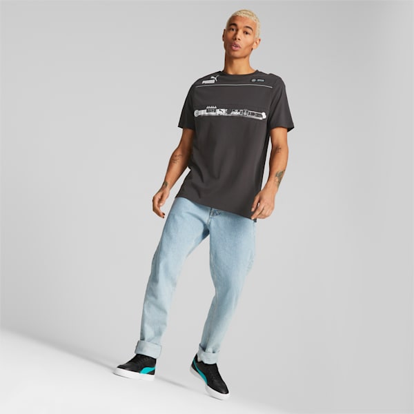 Mercedes AMG Petronas F1 SDS Men's Regular Fit T-Shirt, PUMA Black, extralarge-IND