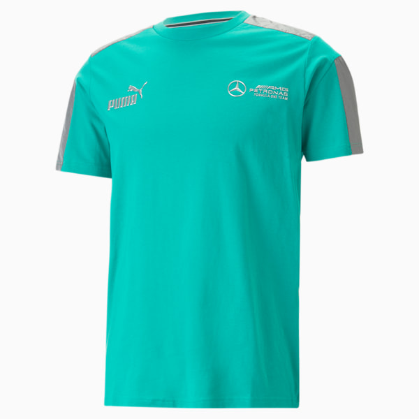 Mercedes-AMG Petronas Motorsport MT7 Monochrome Tee Men, Spectra Green