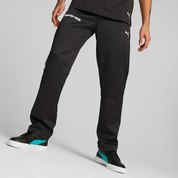 Mercedes AMG Petronas MT7 Men's Regular Fit Track Pants, PUMA Black, extralarge-IND